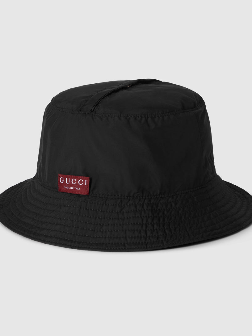 Reversible GG nylon bucket hat