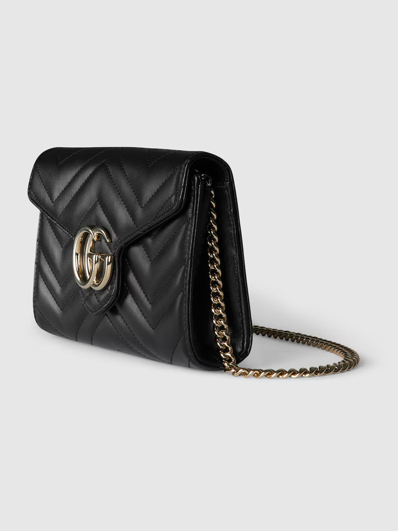 GG Marmont wallet on chain