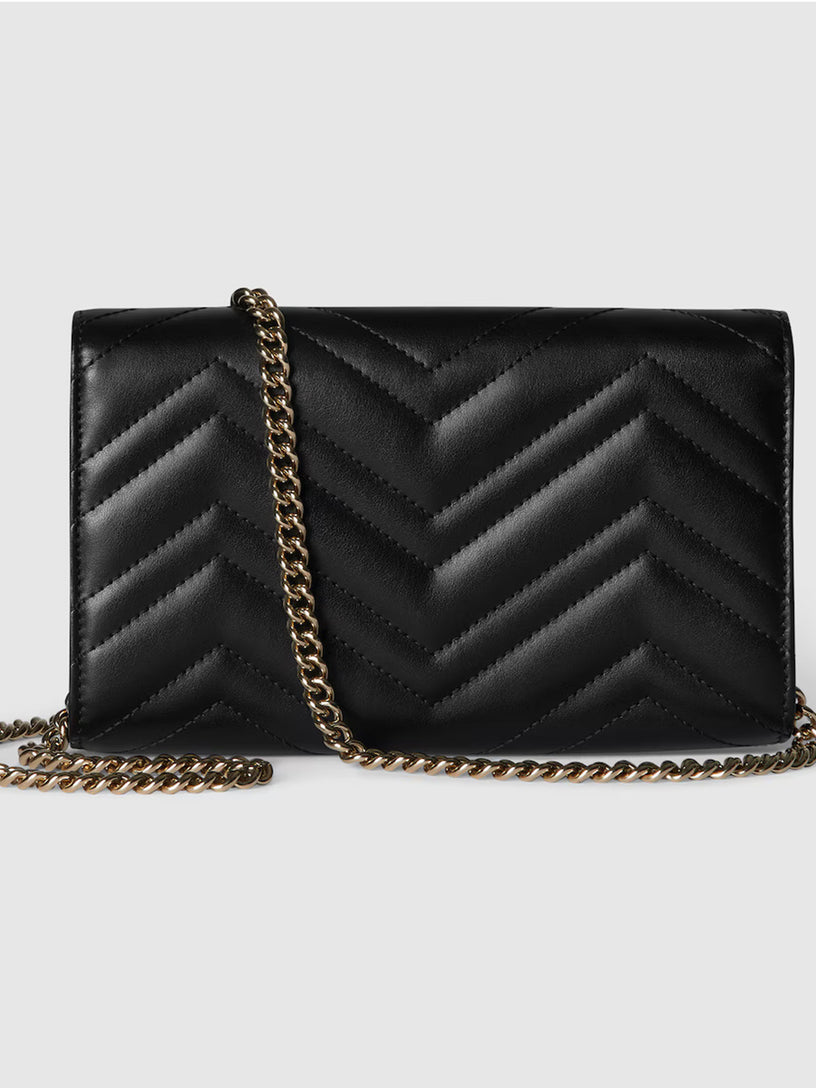GG Marmont wallet on chain