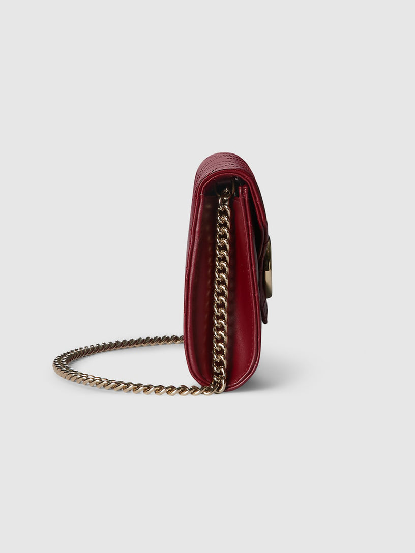 GG Marmont wallet on chain