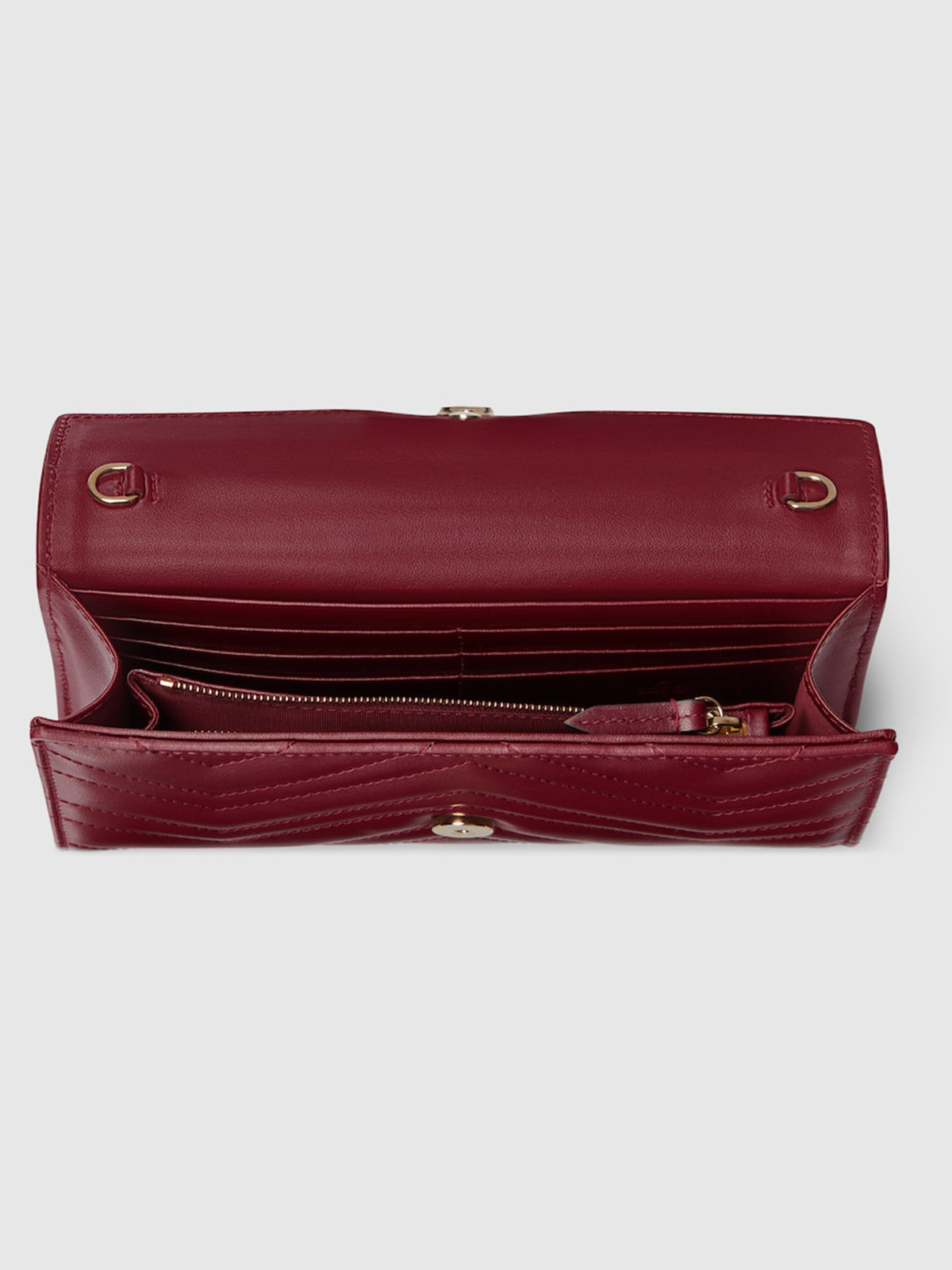 GG Marmont wallet on chain