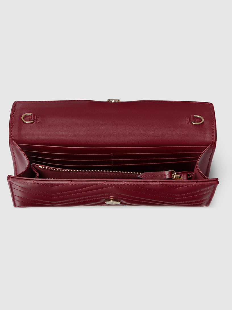 GG Marmont wallet on chain