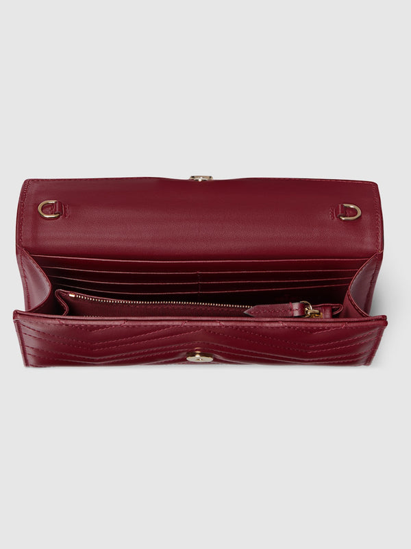GG Marmont wallet on chain