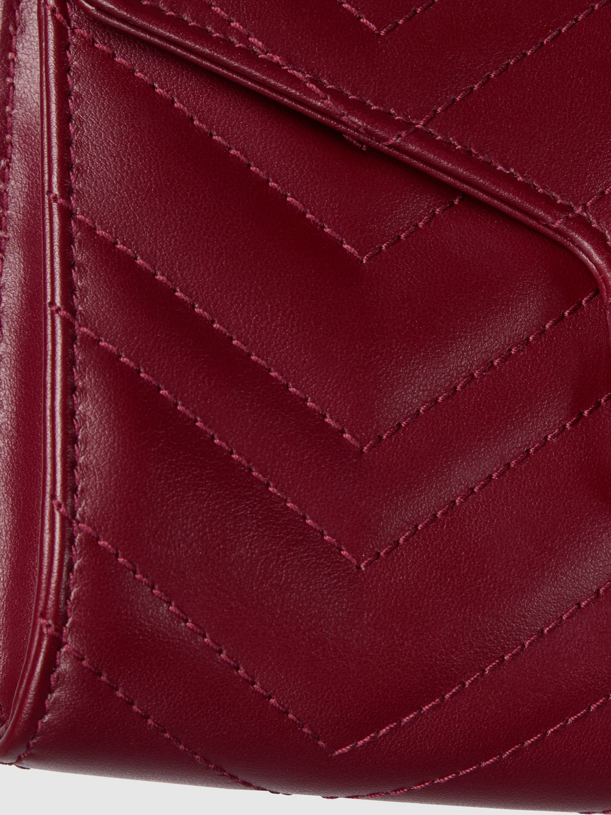 GG Marmont wallet on chain