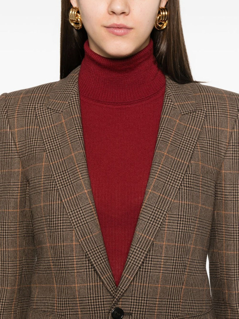 Wool and cashmere blazer