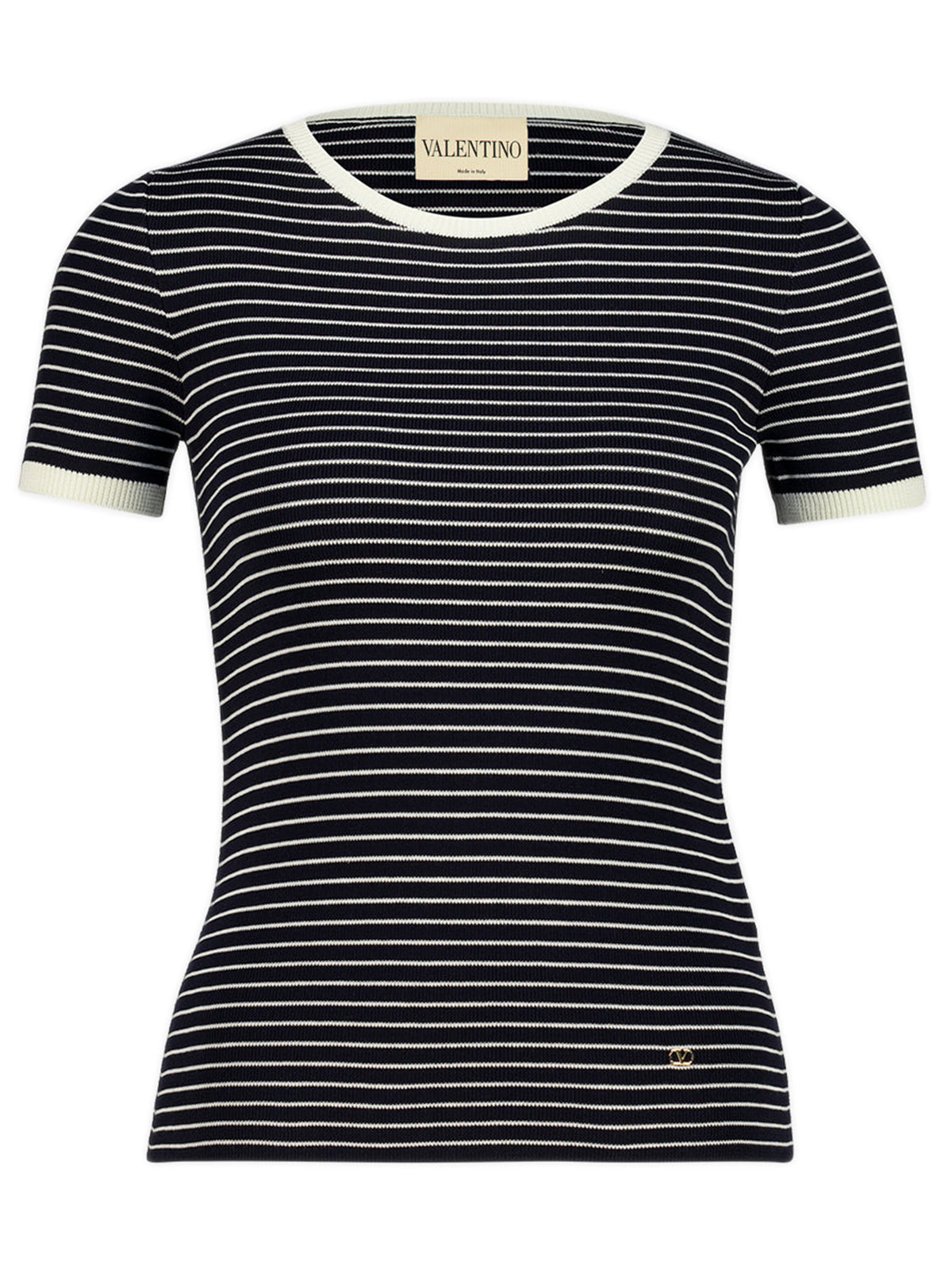 Striped Knitted T-Shirt