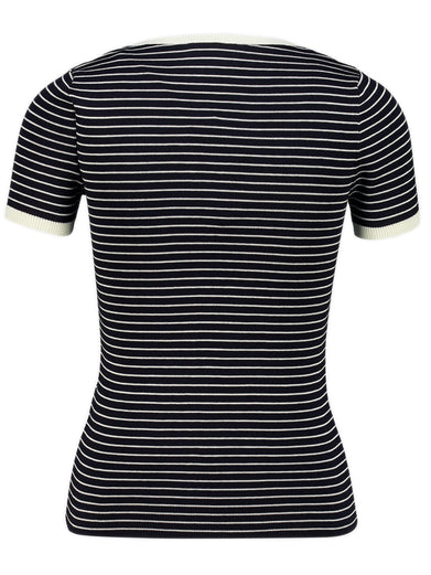 T-shirt in maglia a righe