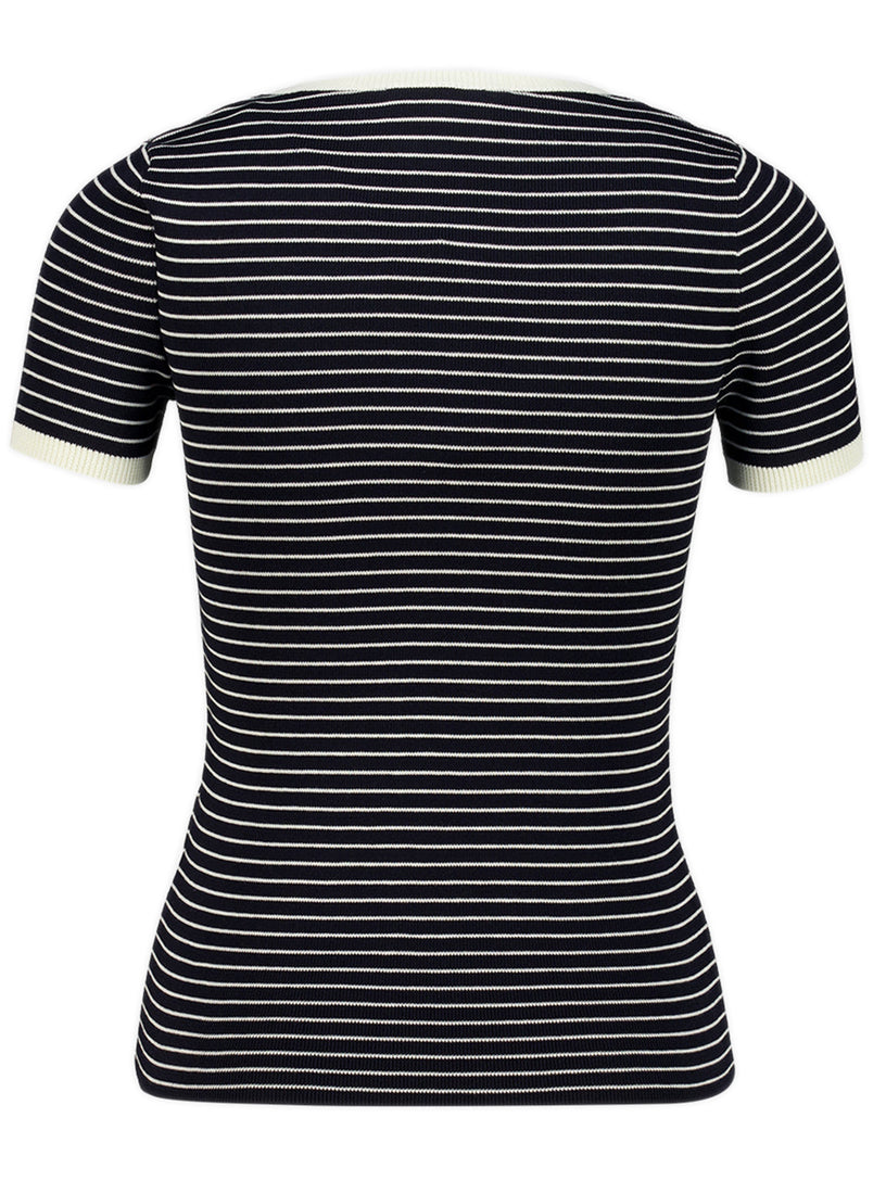 Striped Knitted T-Shirt