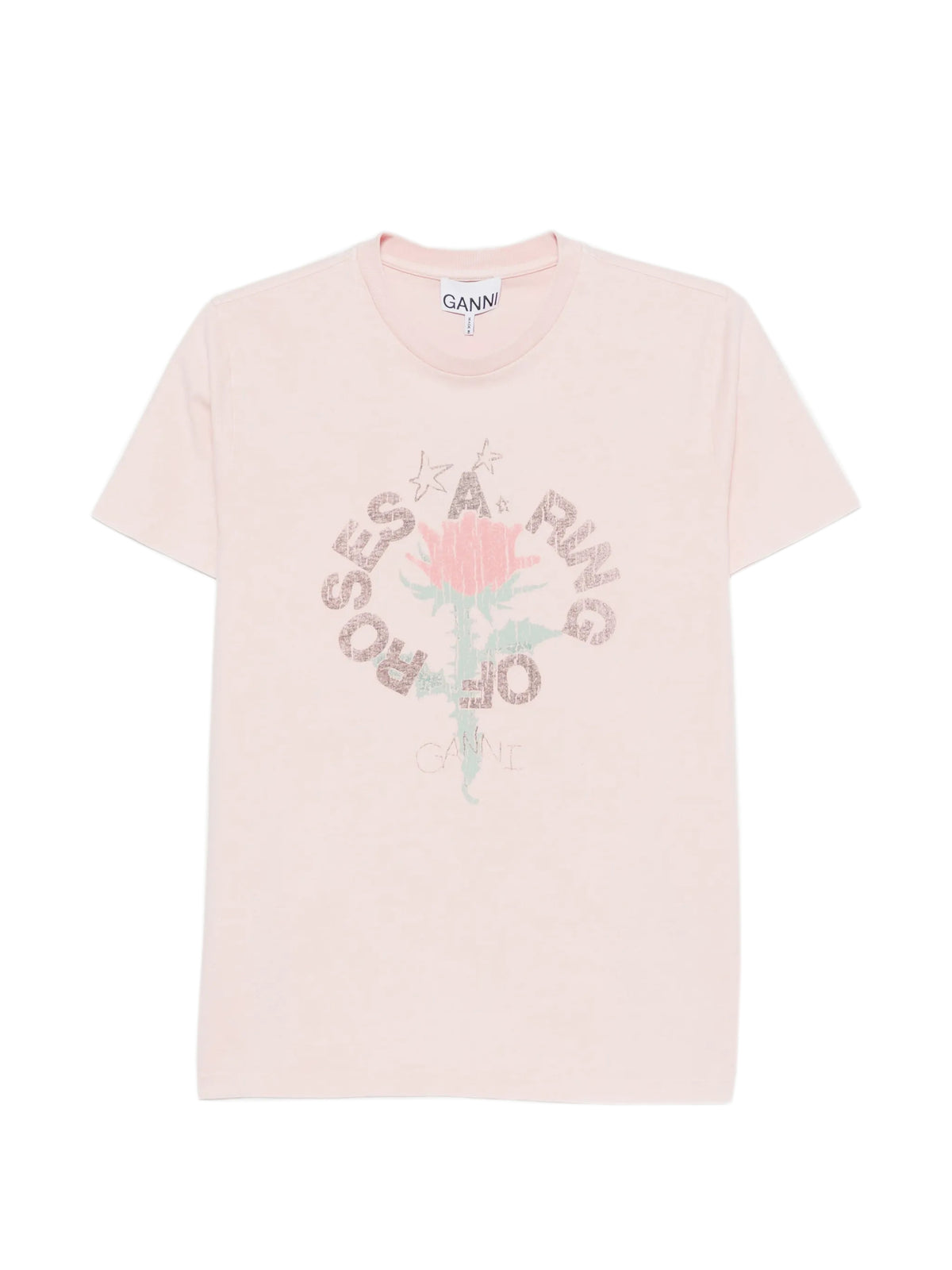 T-shirt con rosa