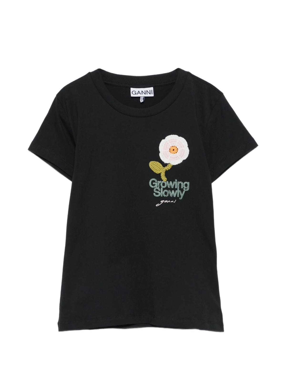 T-shirt con fiore