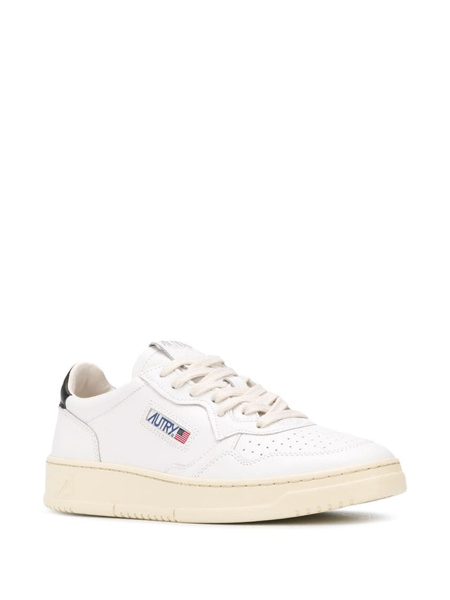 Medalist low sneakers in white leather