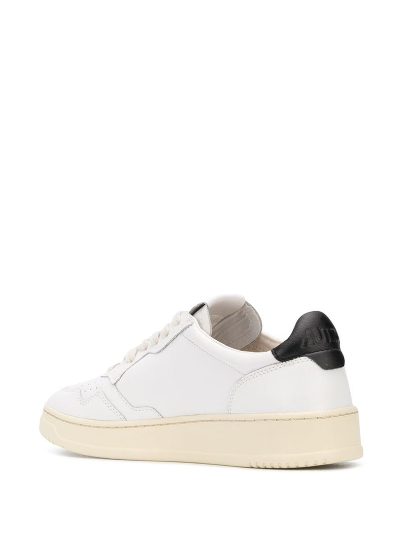 Sneakers medalist low in pelle bianca