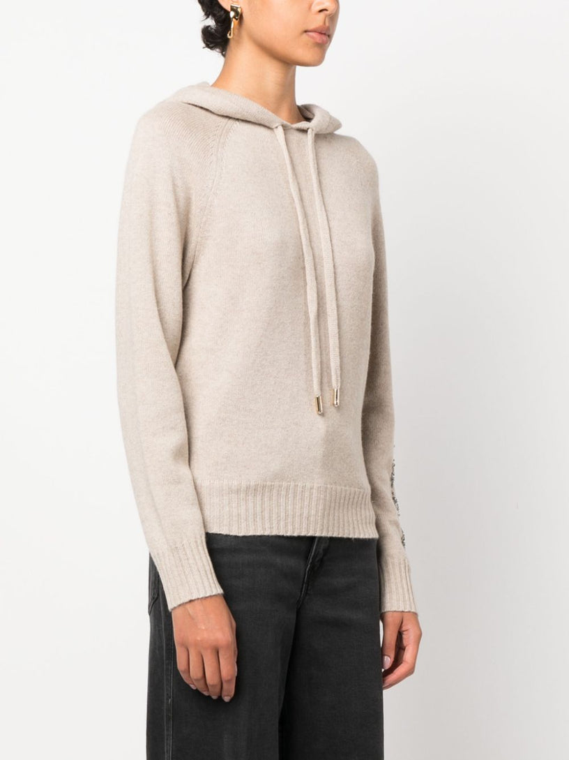 Ananas knit hoodie