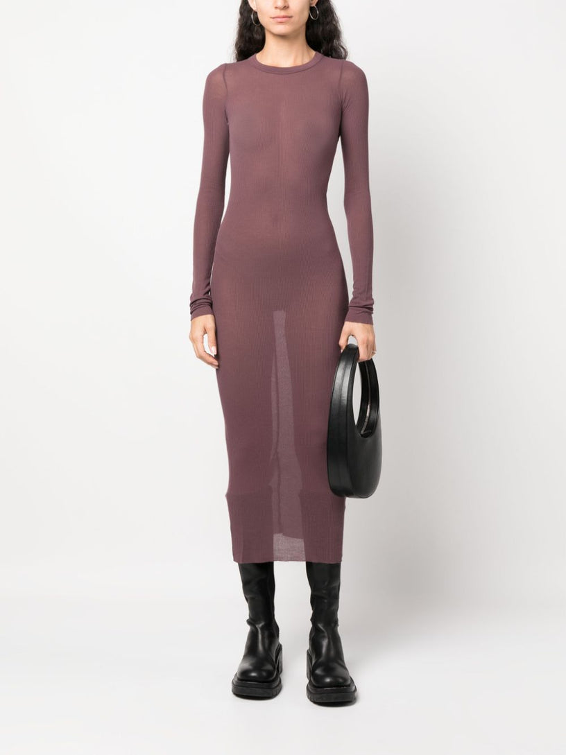 Rib Ls Dress