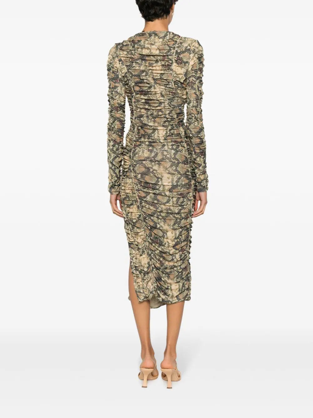 Light Midi Ruched Dress