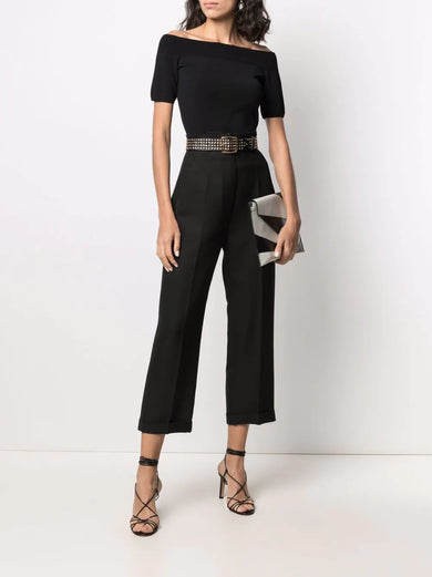 Off-The-Shoulder Knit Top