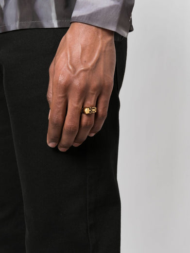 Skull Chain Ring