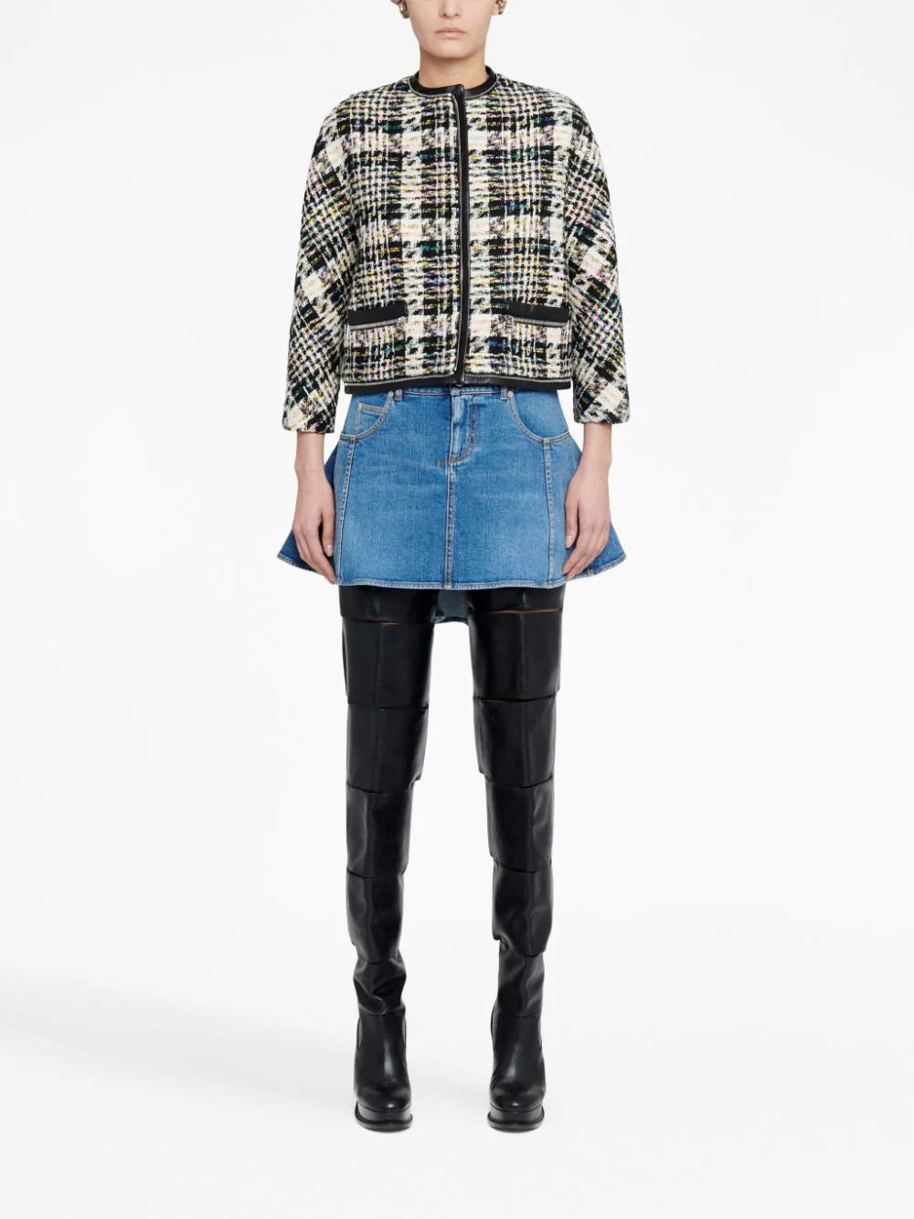 Kickback Denim Skirt