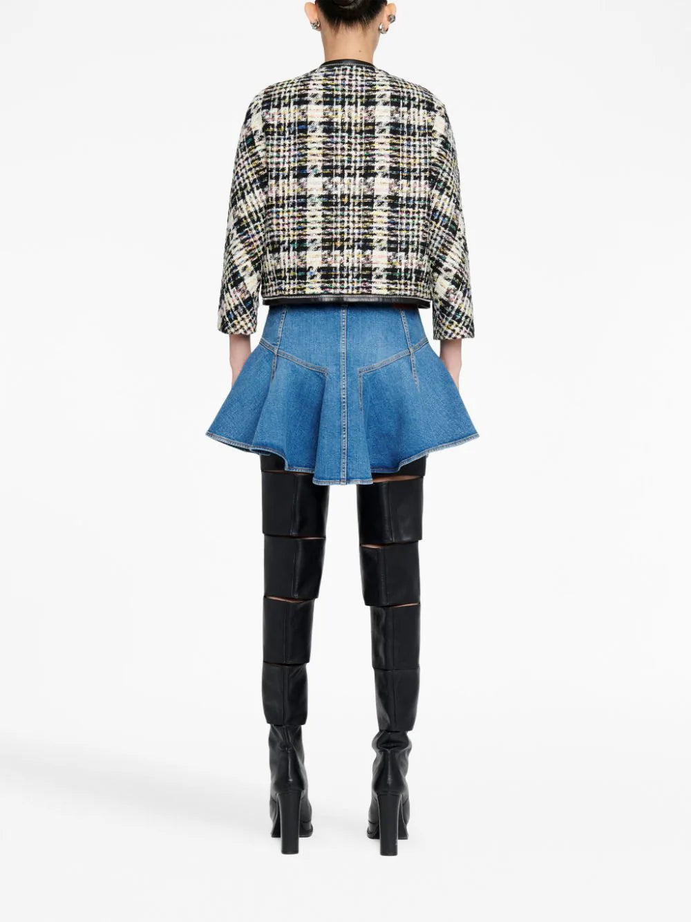 Kickback Denim Skirt