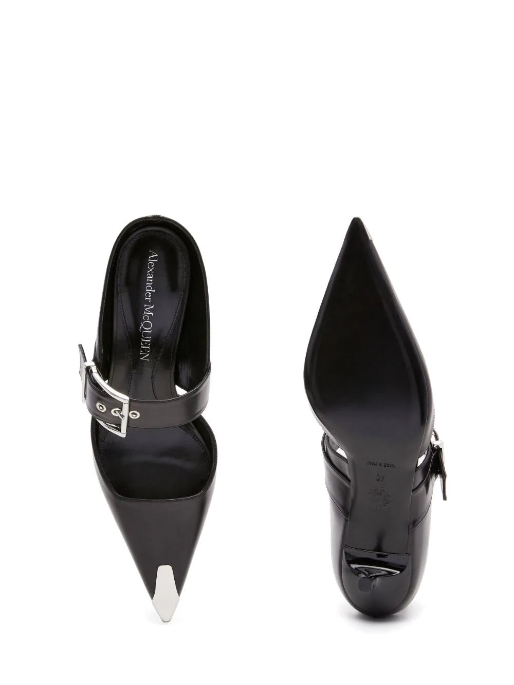 Punk Buckle Mule