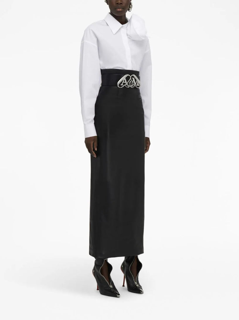 DRAPED ORCHID SHIRT