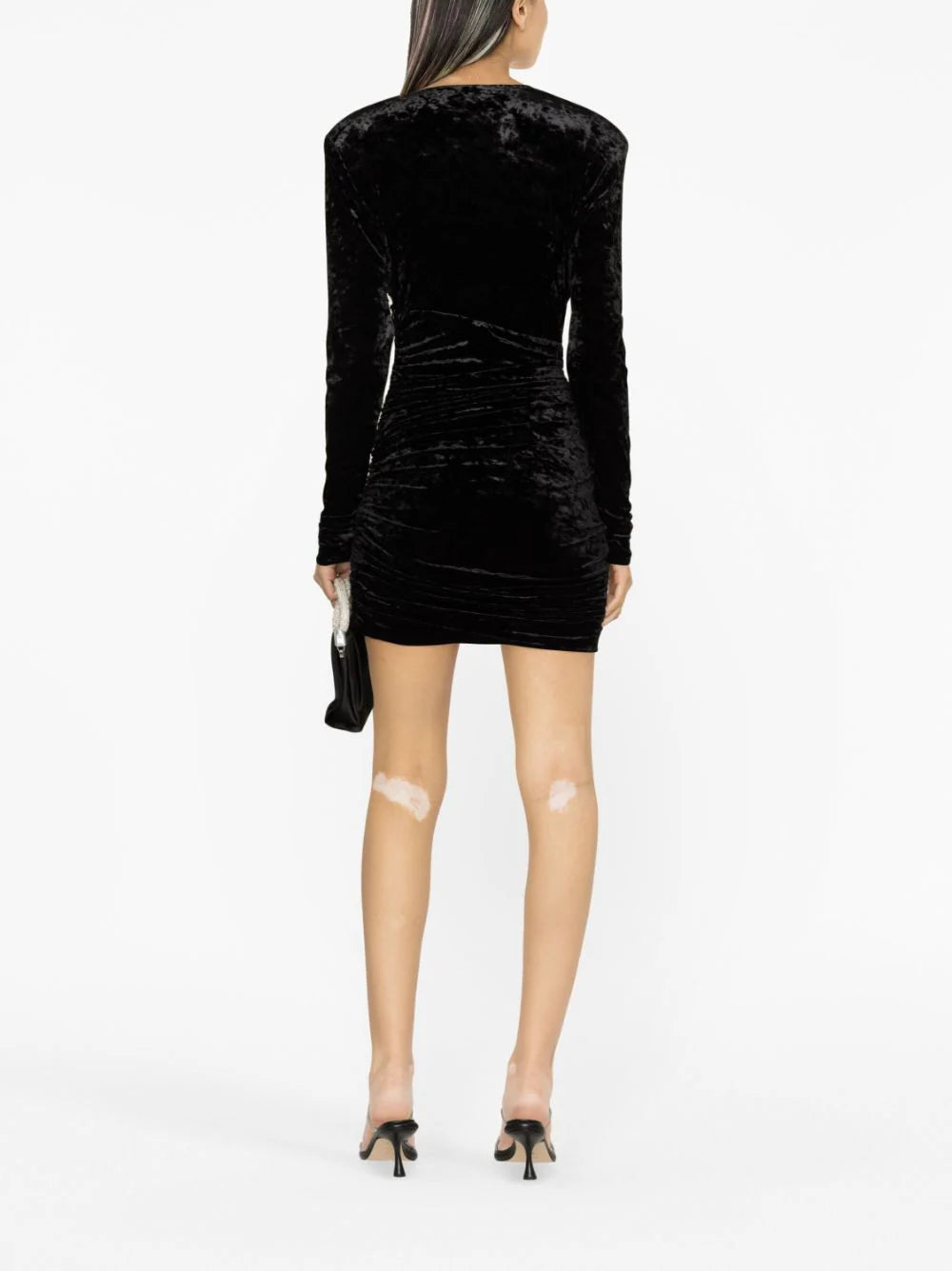 Velvet mini dress