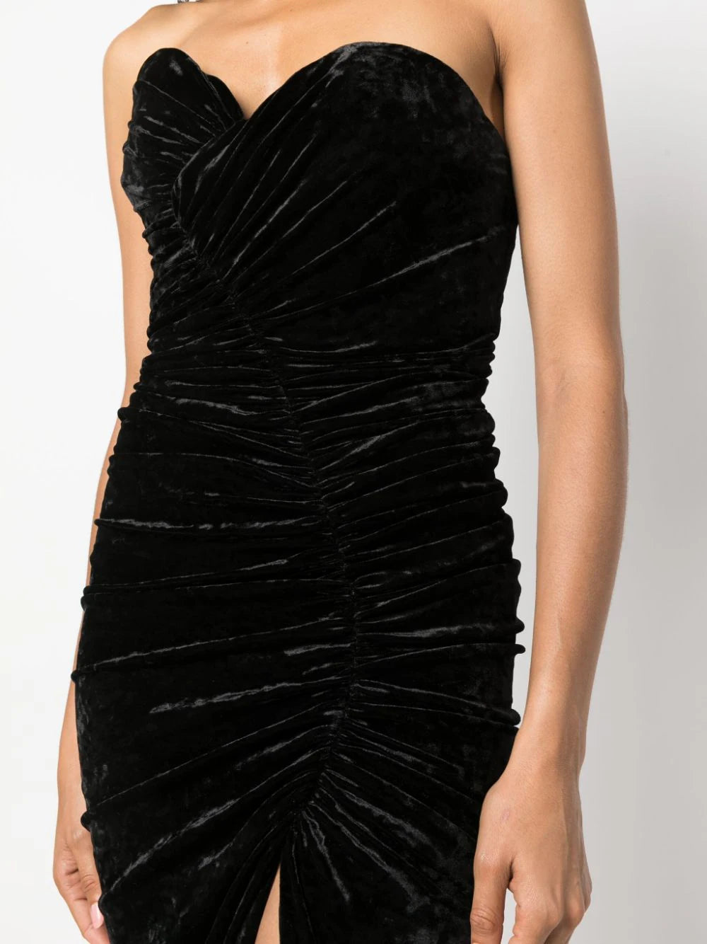 Velvet midi dress