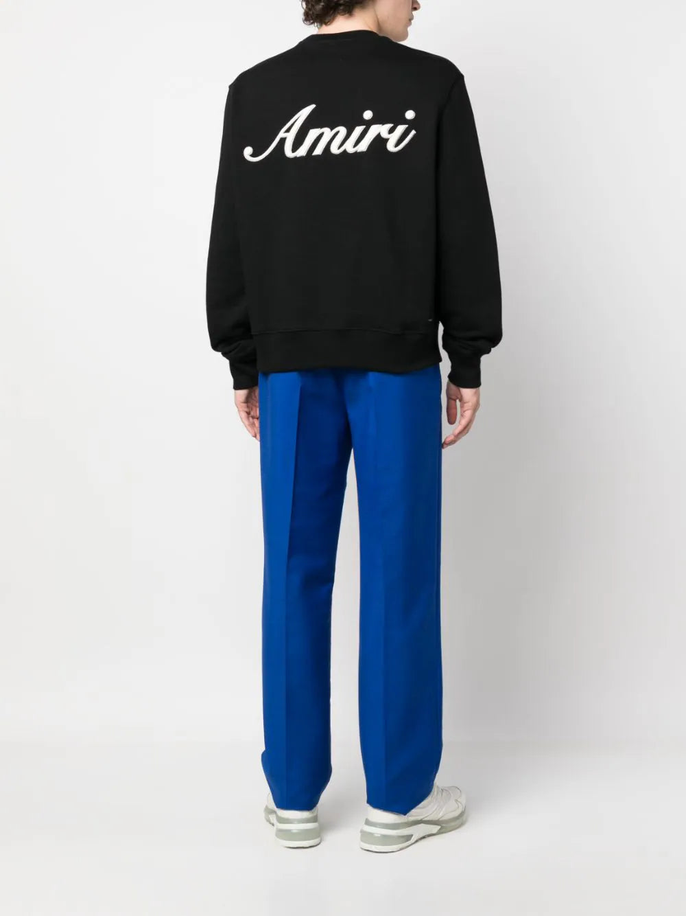 Logo-embroidered cotton sweatshirt