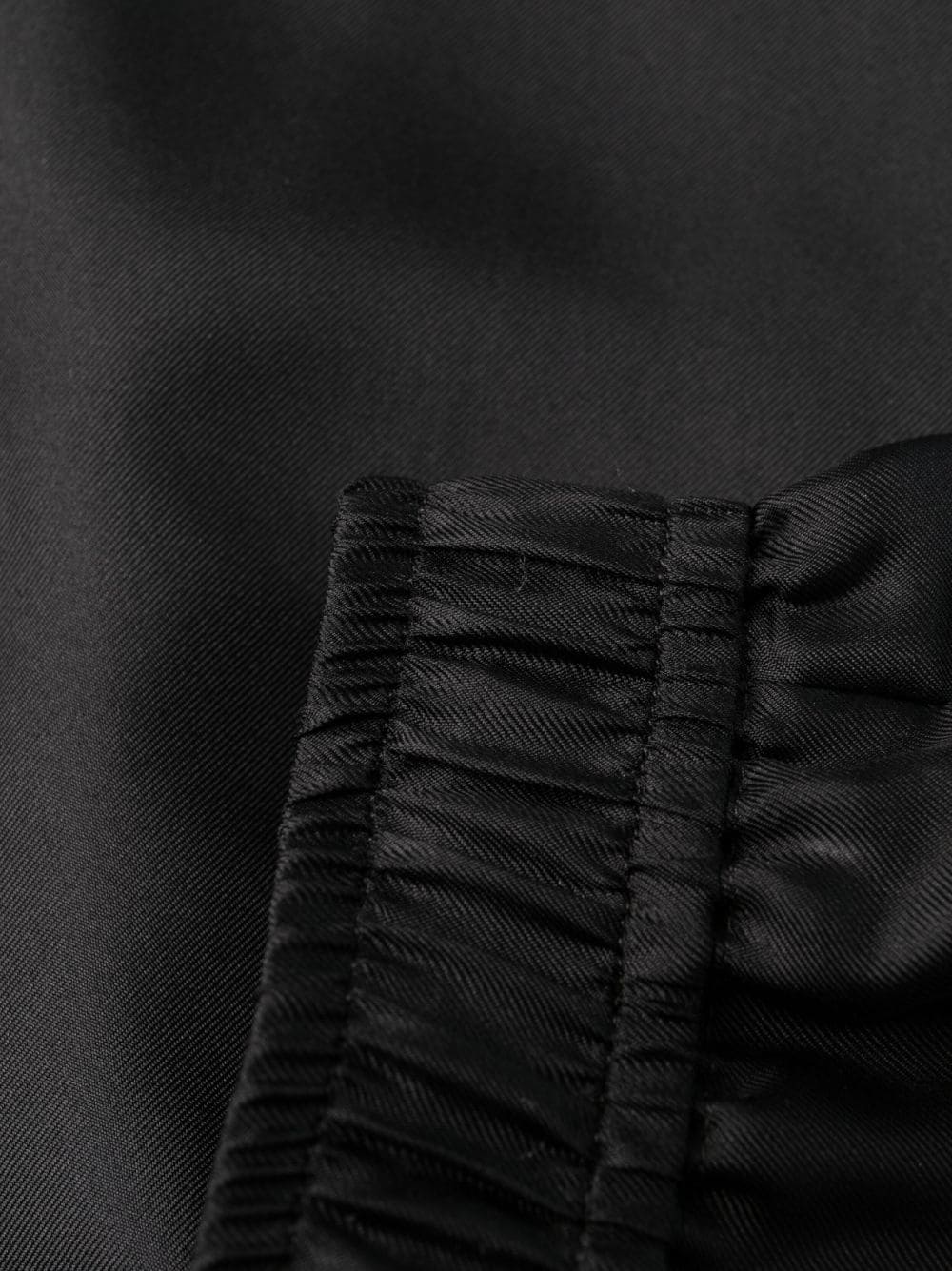 Logo-print silk shorts