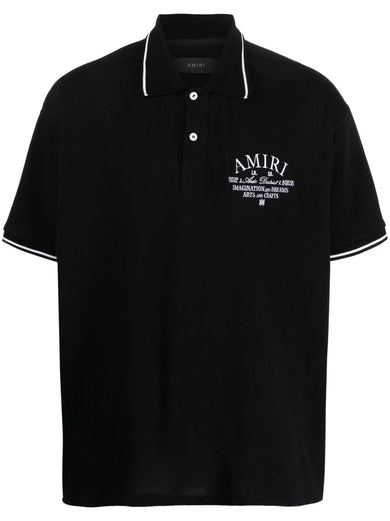 Logo-embroidered cotton polo shirt