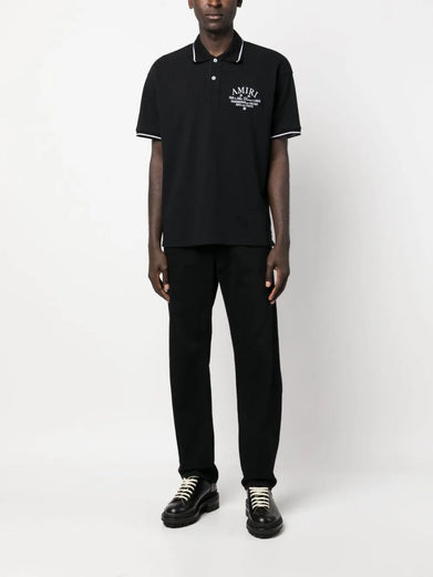 Logo-embroidered cotton polo shirt