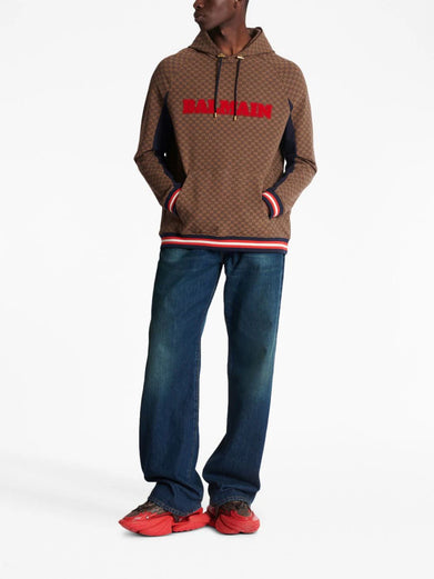 Mini monogram jacquard hoodie
