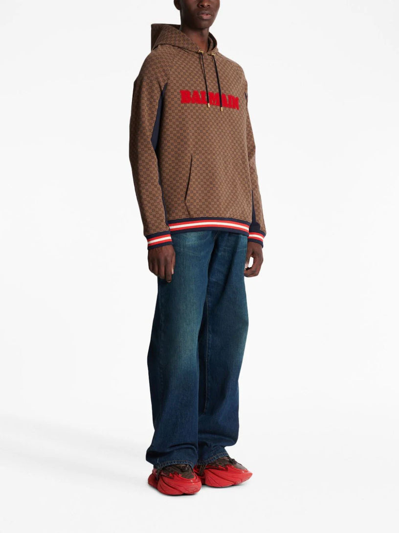 Mini monogram jacquard hoodie