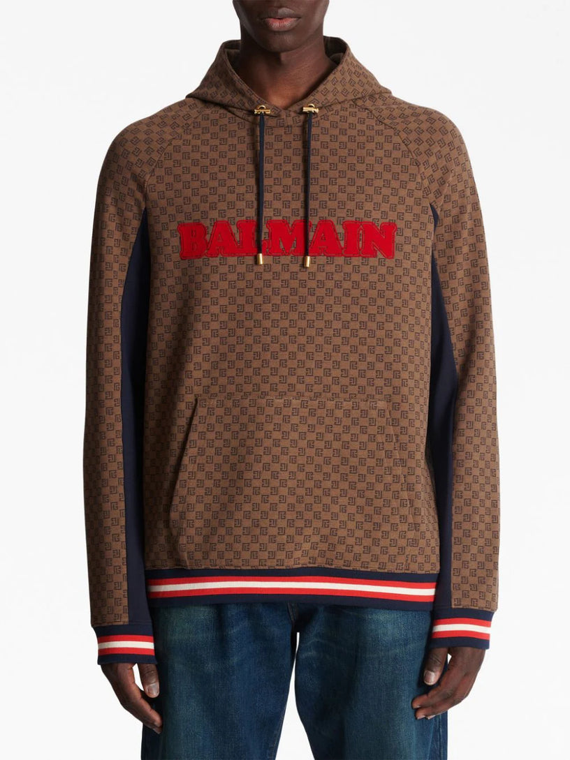 Mini monogram jacquard hoodie