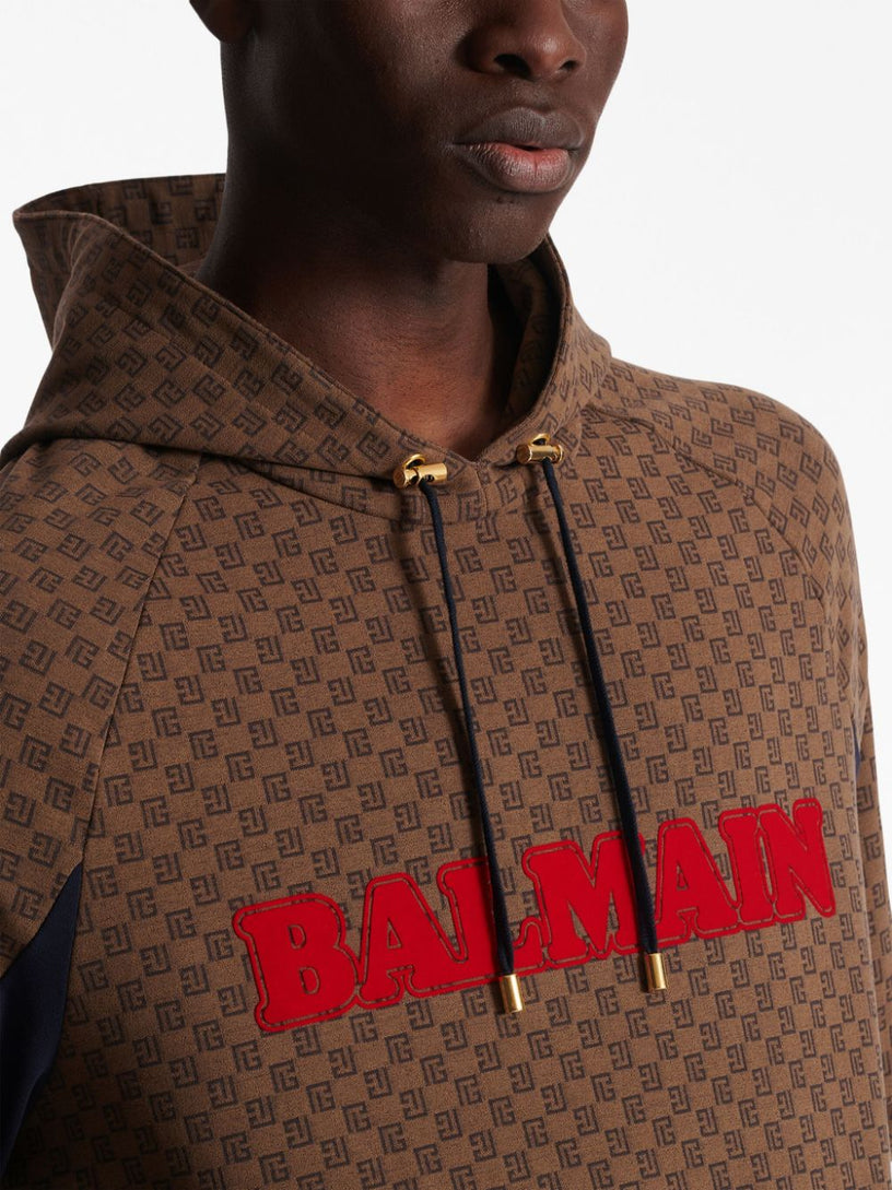 Mini monogram jacquard hoodie