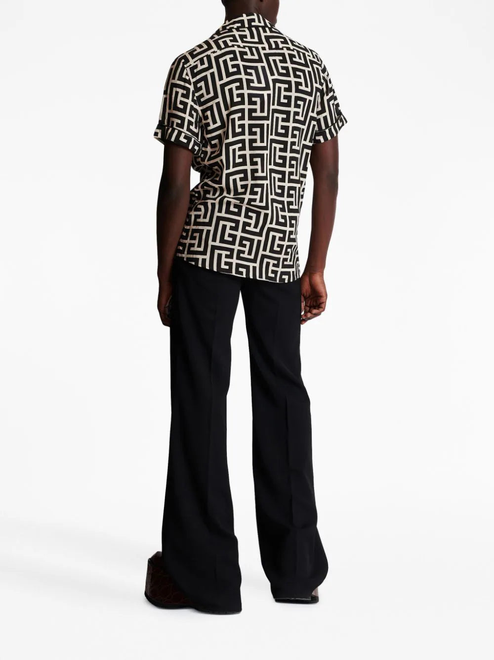 Monogram-printed shirt