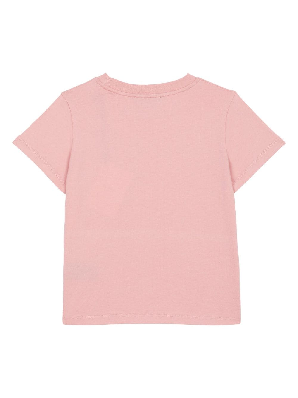 T-shirt with flocked Balmain logo