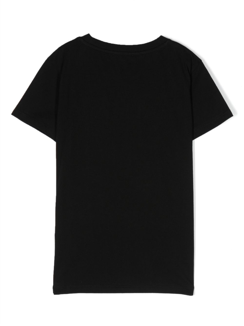 T-shirt with flocked Balmain logo