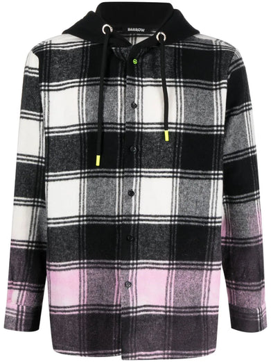 Graphic-print hooded jacket