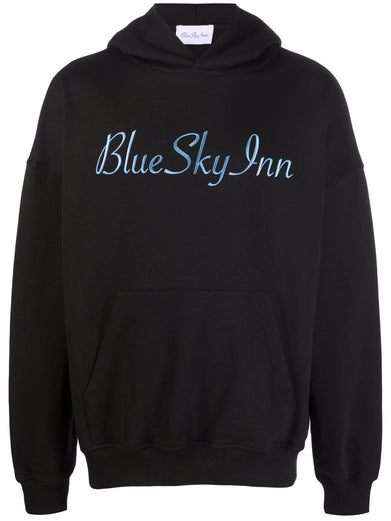 Logo-print pullover hoodie