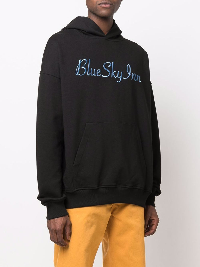 Logo-print pullover hoodie