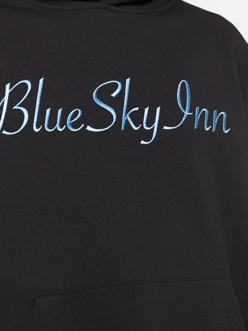 Logo-print pullover hoodie