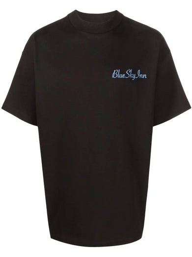Logo-embroidered T-shirt