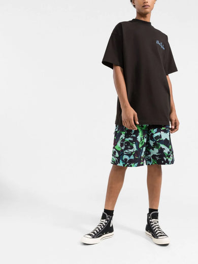 Logo-embroidered T-shirt