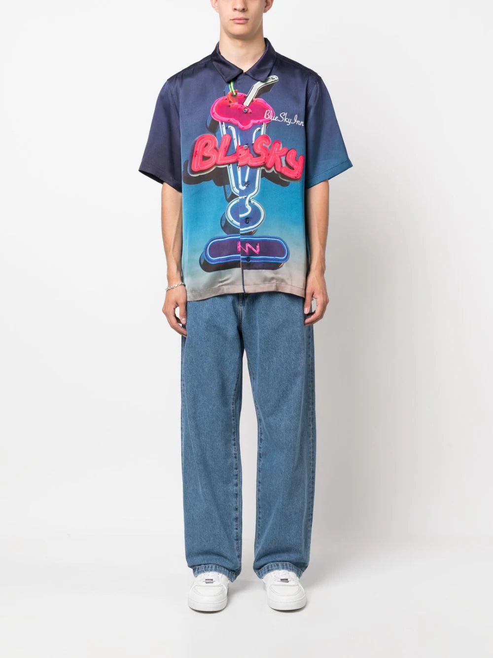 Logo-print short-sleeved shirt