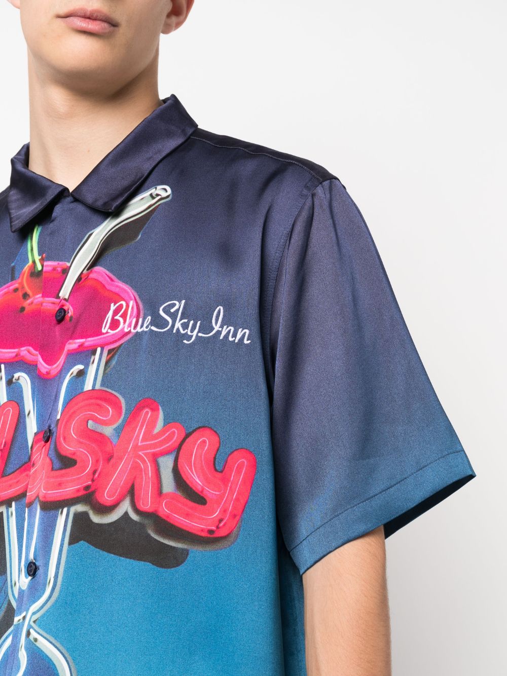 Logo-print short-sleeved shirt