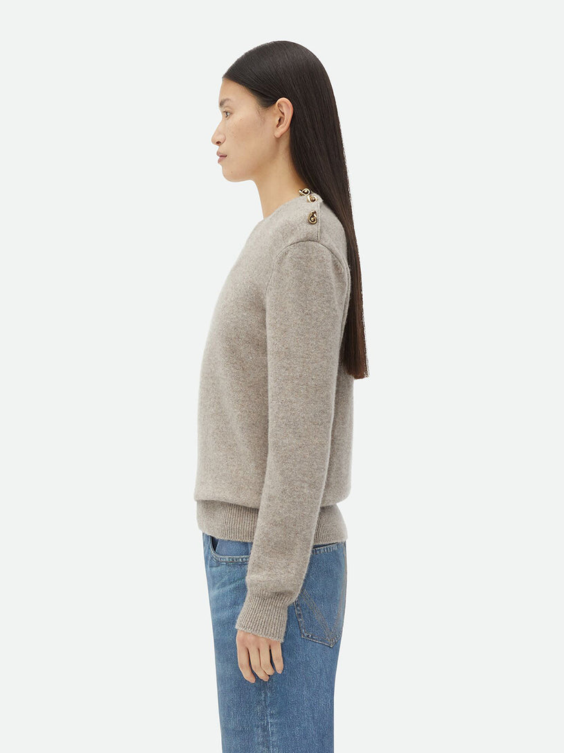 Cardigan With Knot Buttons