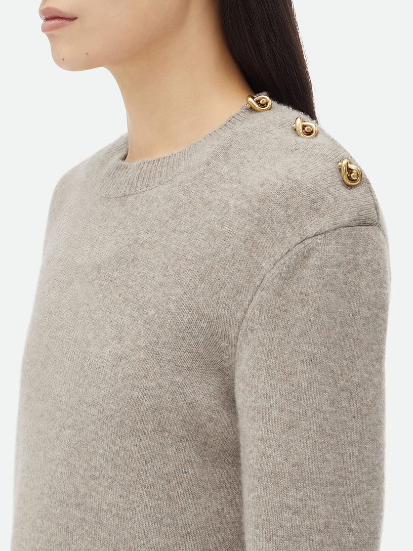 Cardigan With Knot Buttons