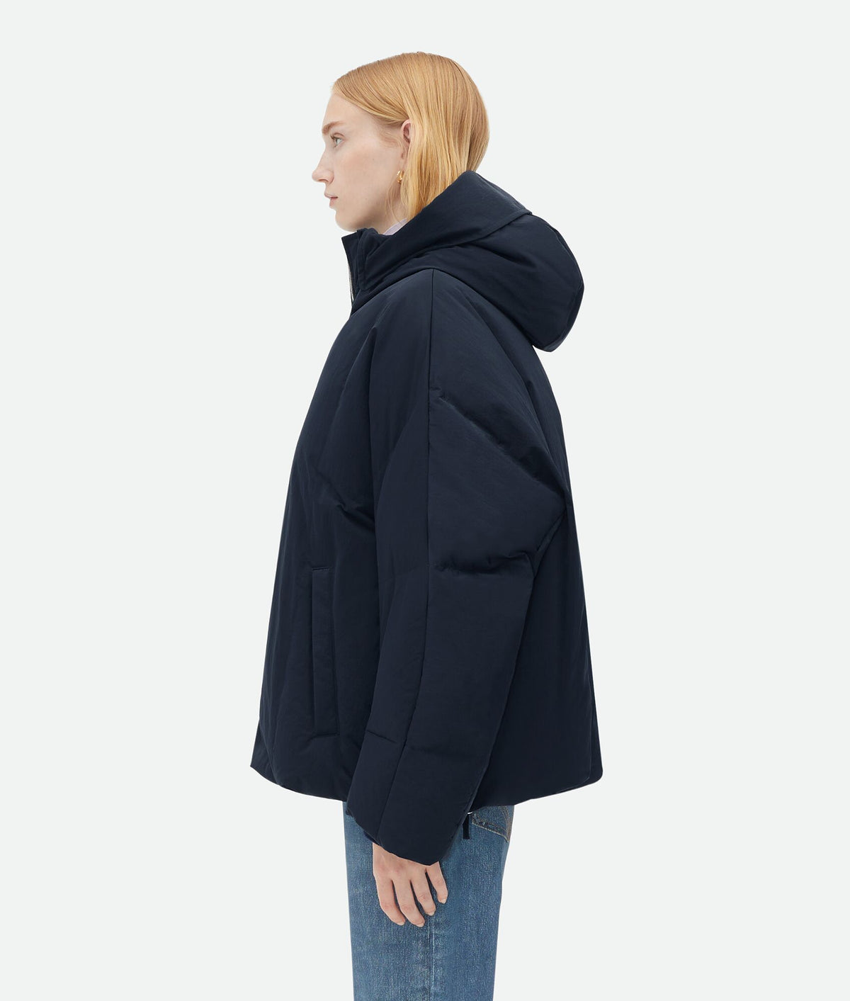 Tech nylon puffer