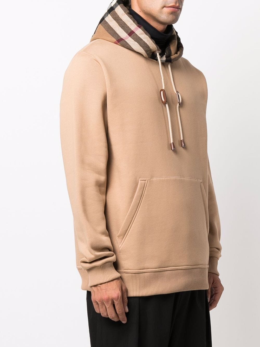 Check Hood Hoodie Burberry Beige | Grifo210